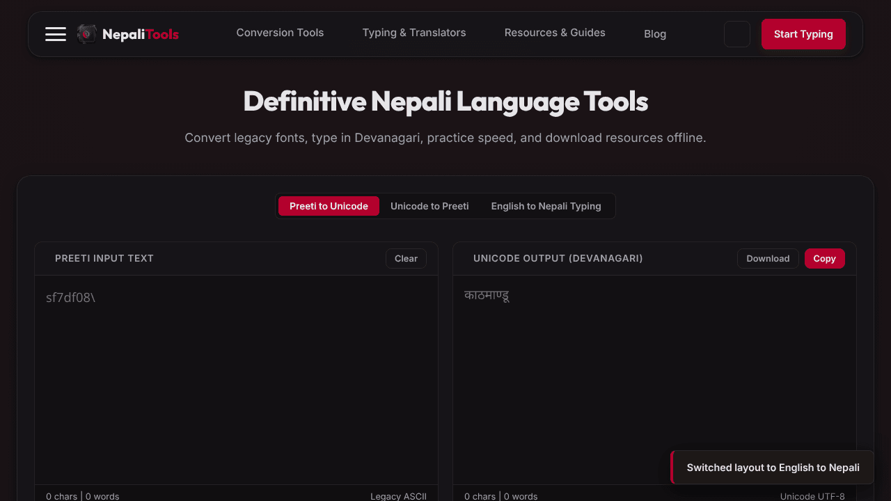 Nepali Language Tools