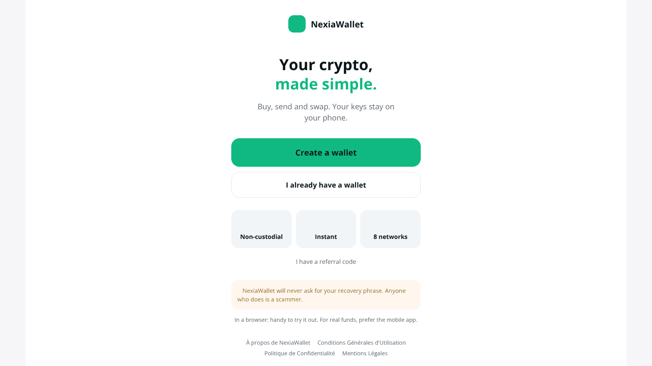 NexiaWallet