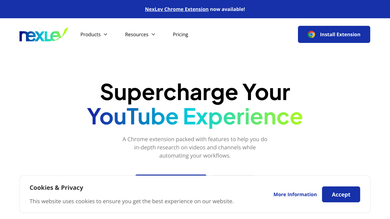 Nexlev Chrome extension