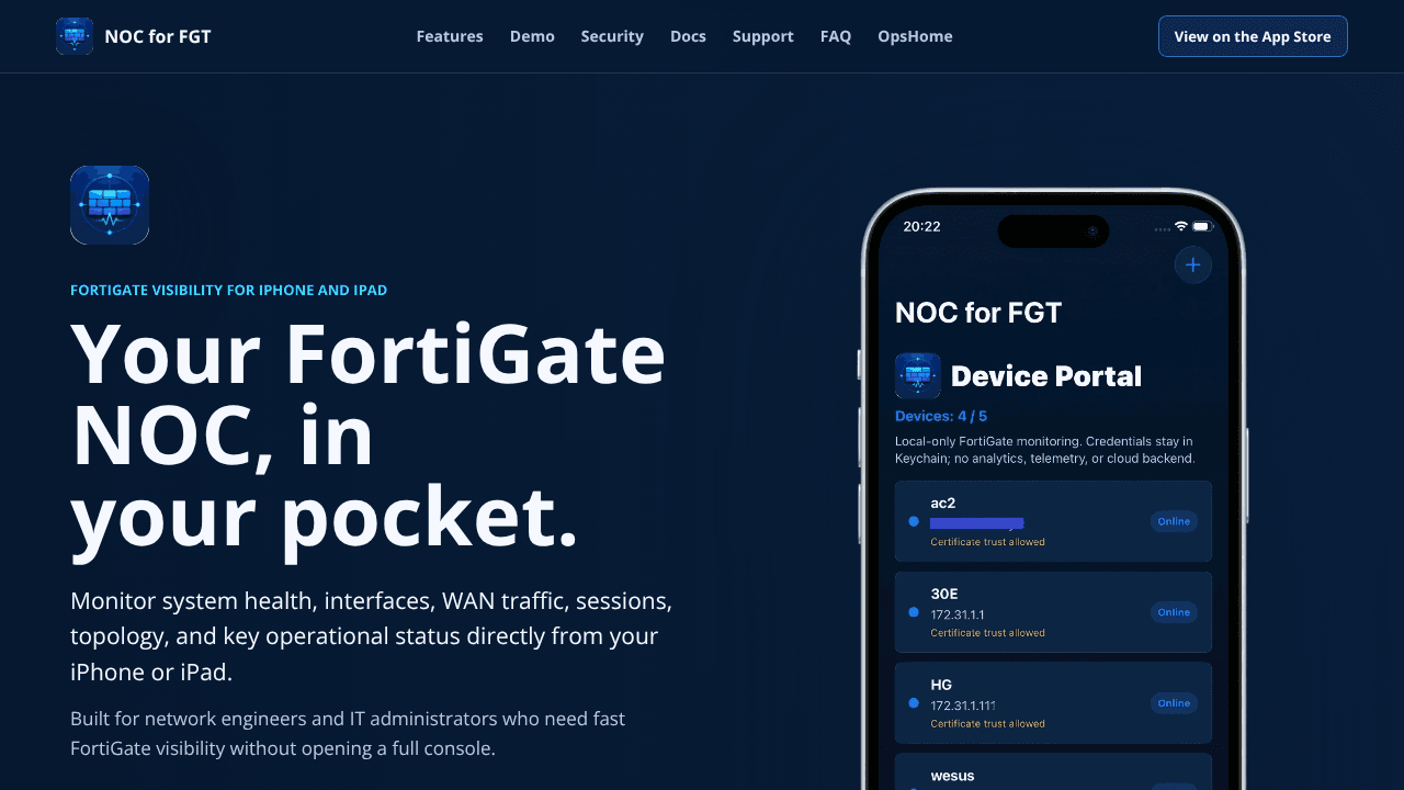 NOC for FGT