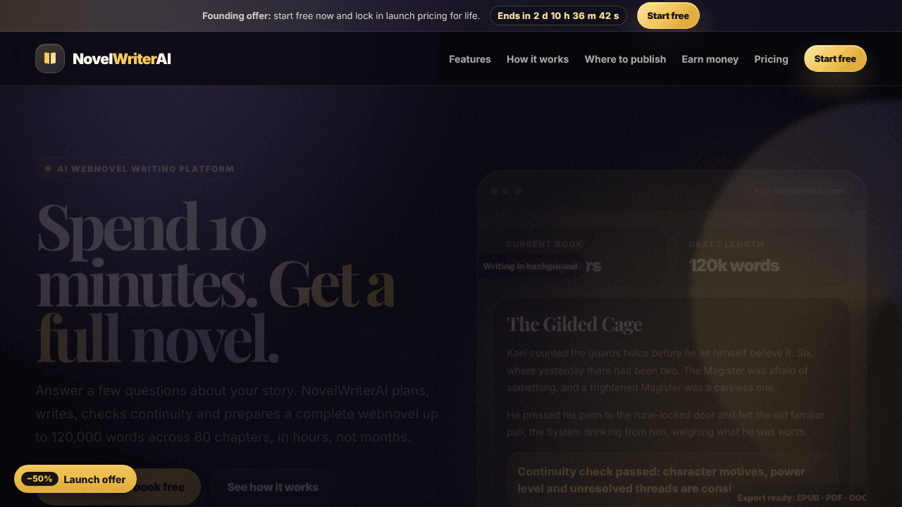NovelWriterAI