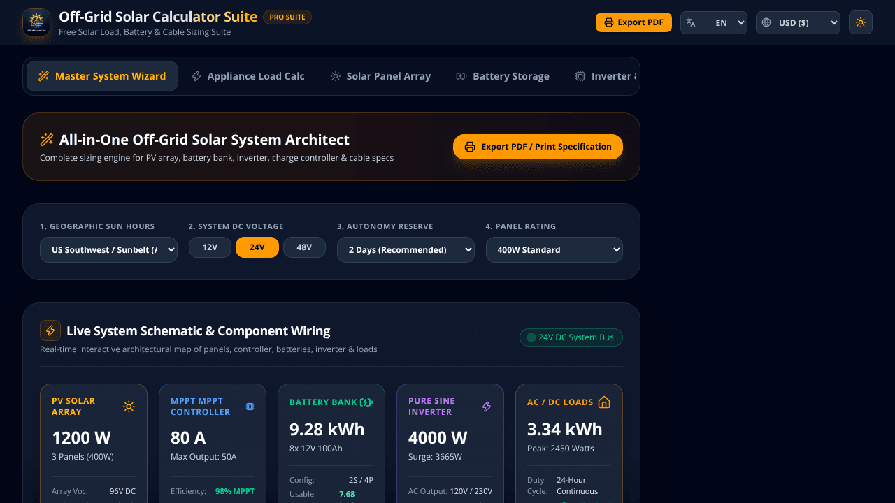 OffgridSolarCalculator
