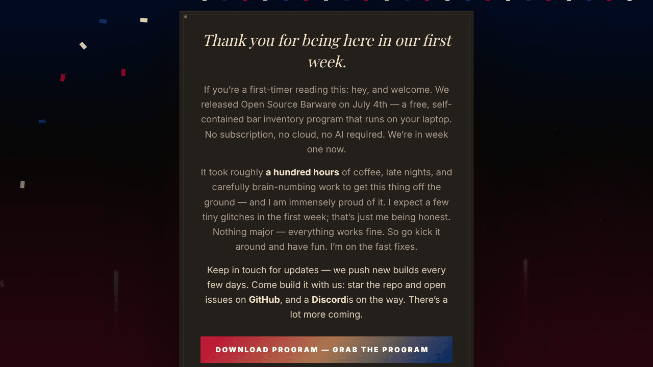 OpenSourceBarWare