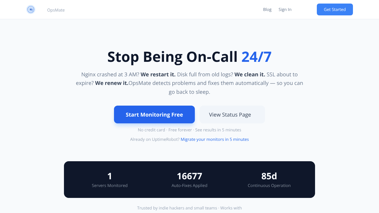 OpsMate — Auto