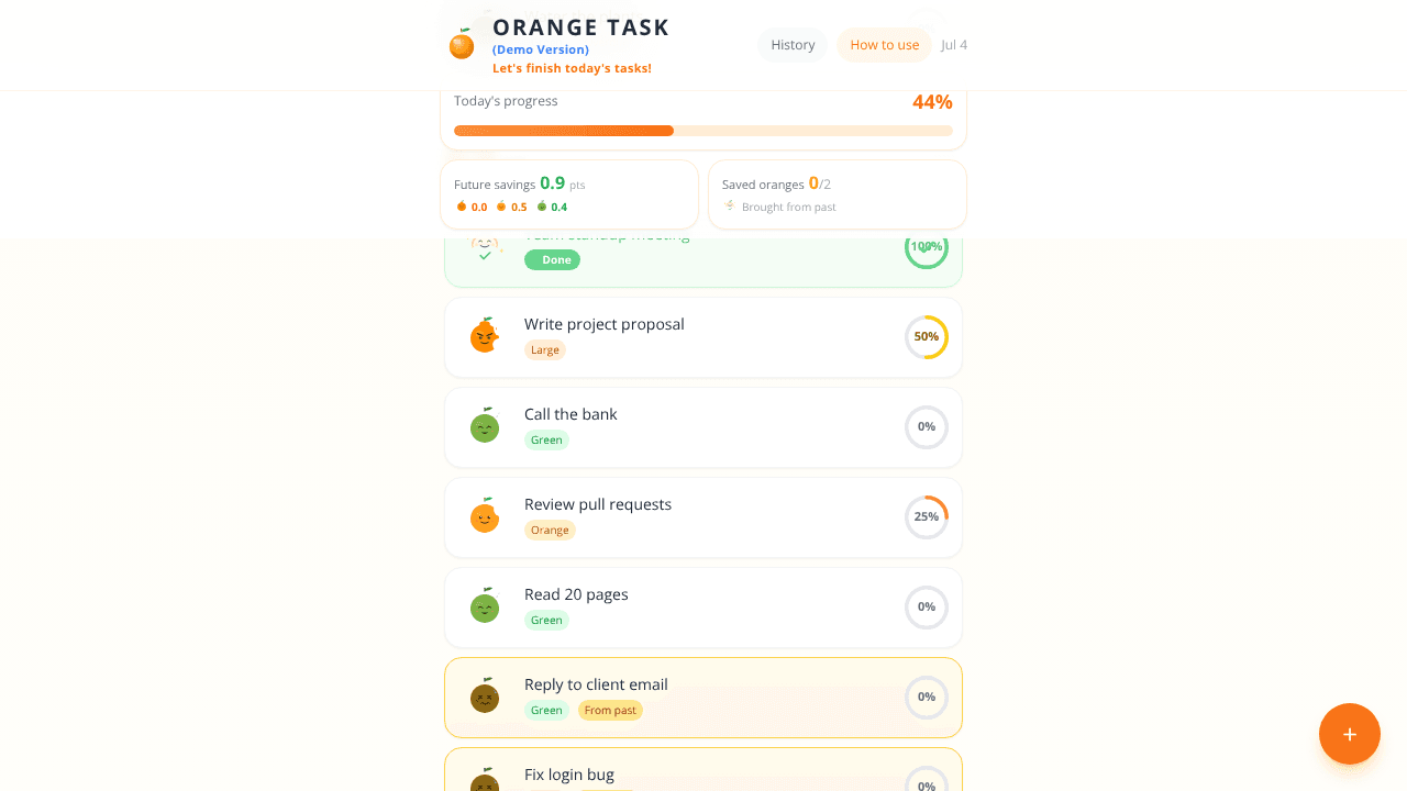 ORANGE TASK