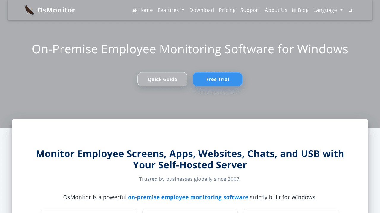 OsMonitor Employee Monitoring Software