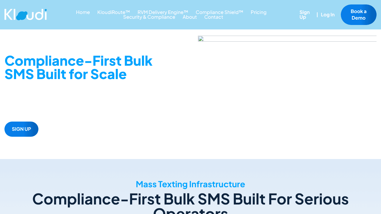 Outbound SMS Platform