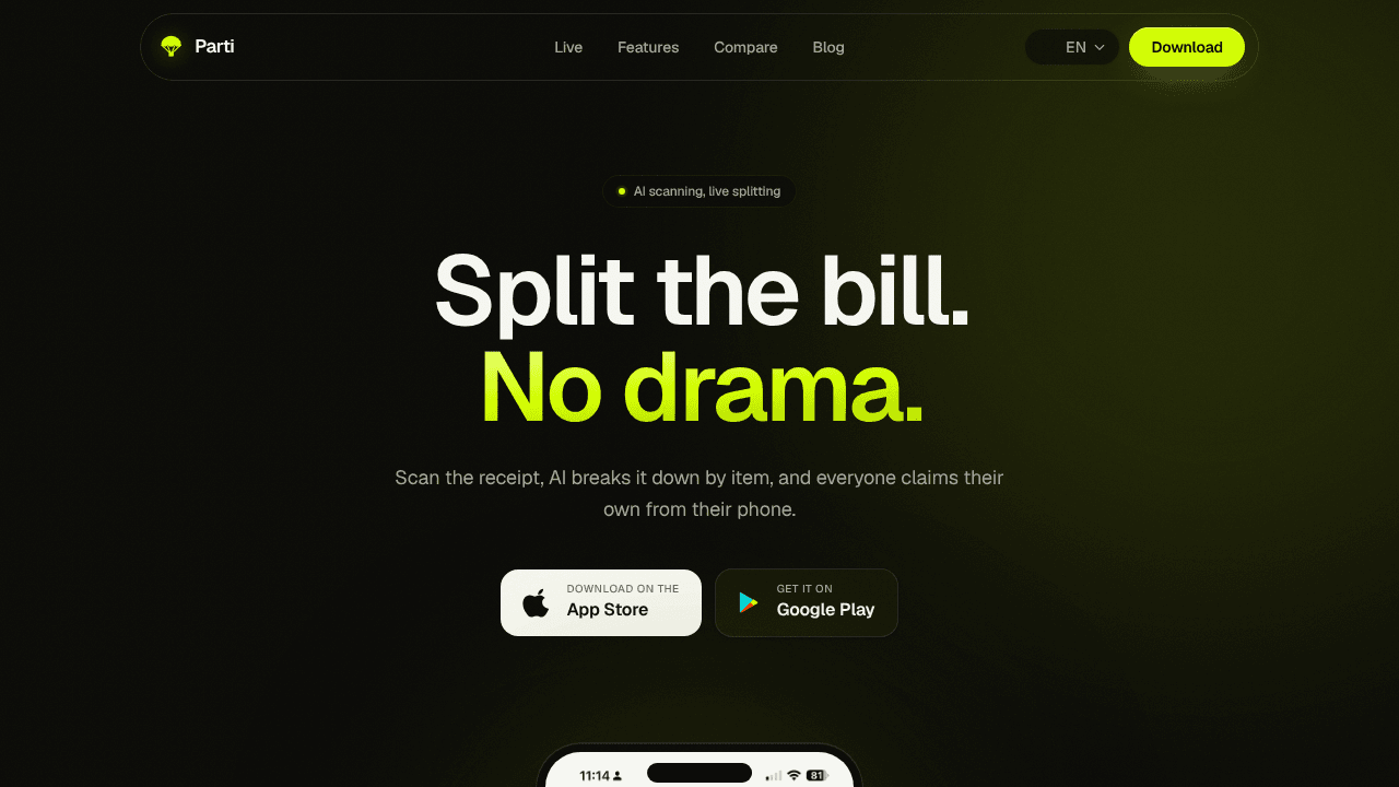 Parti: No Drama