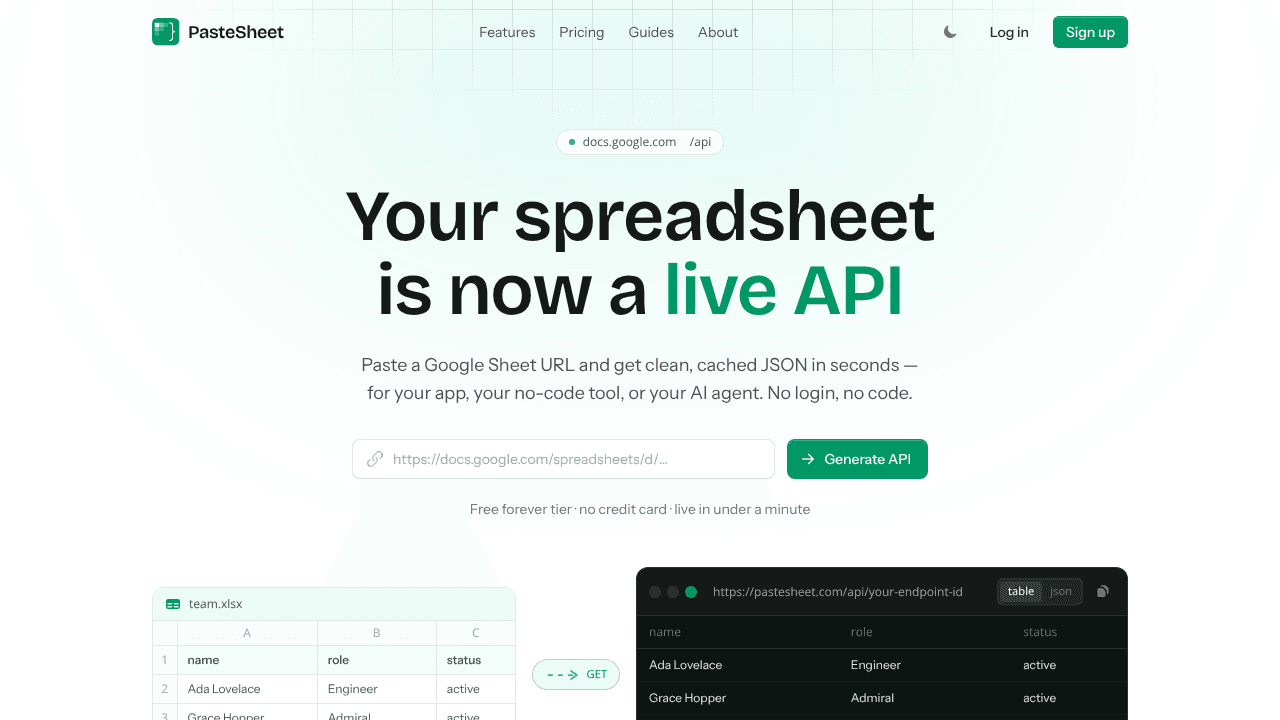 PasteSheet