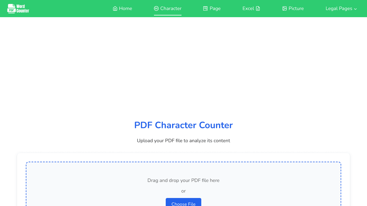 PDF Character Counter