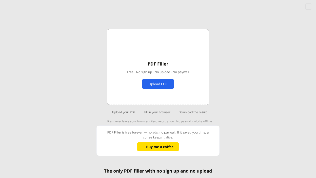 PDF Filler