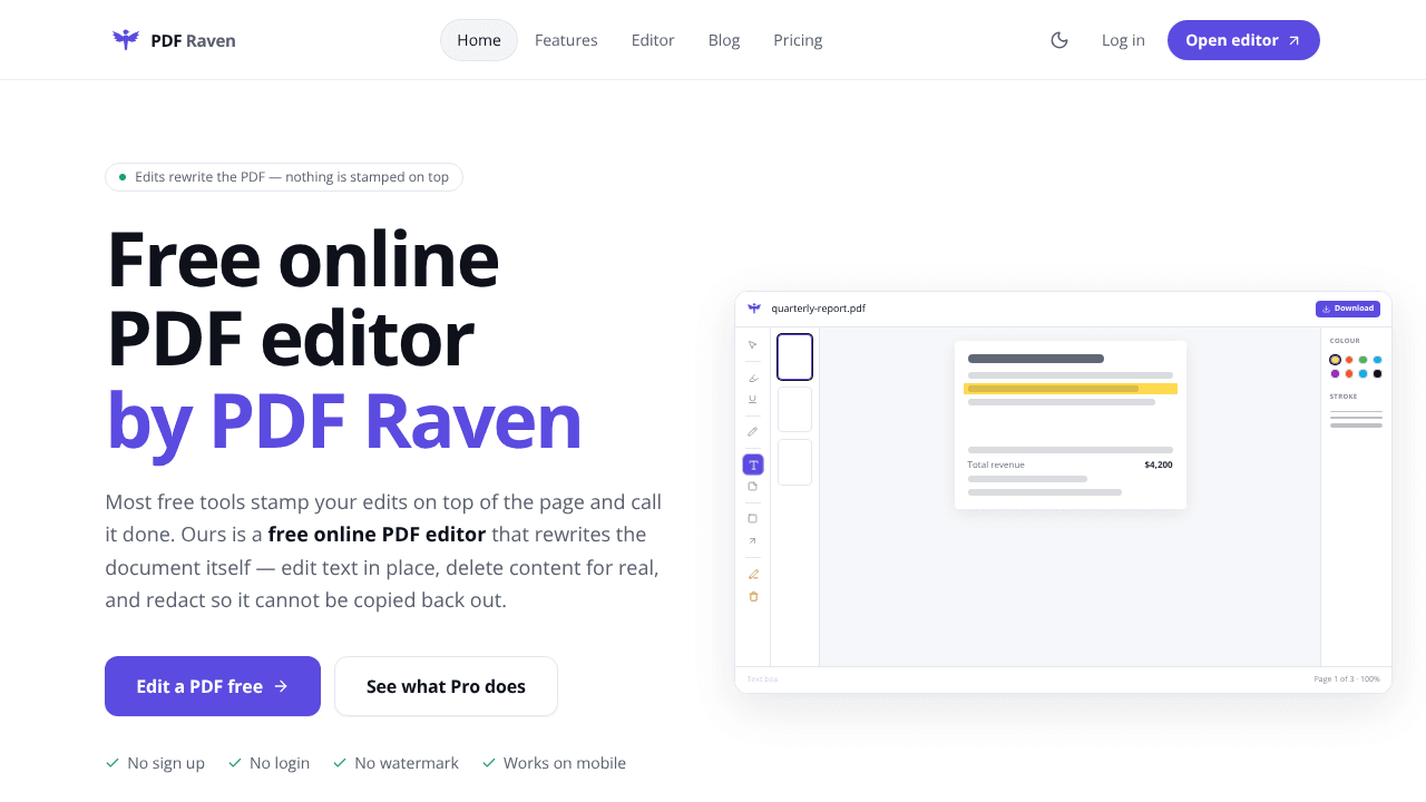 PDF Raven