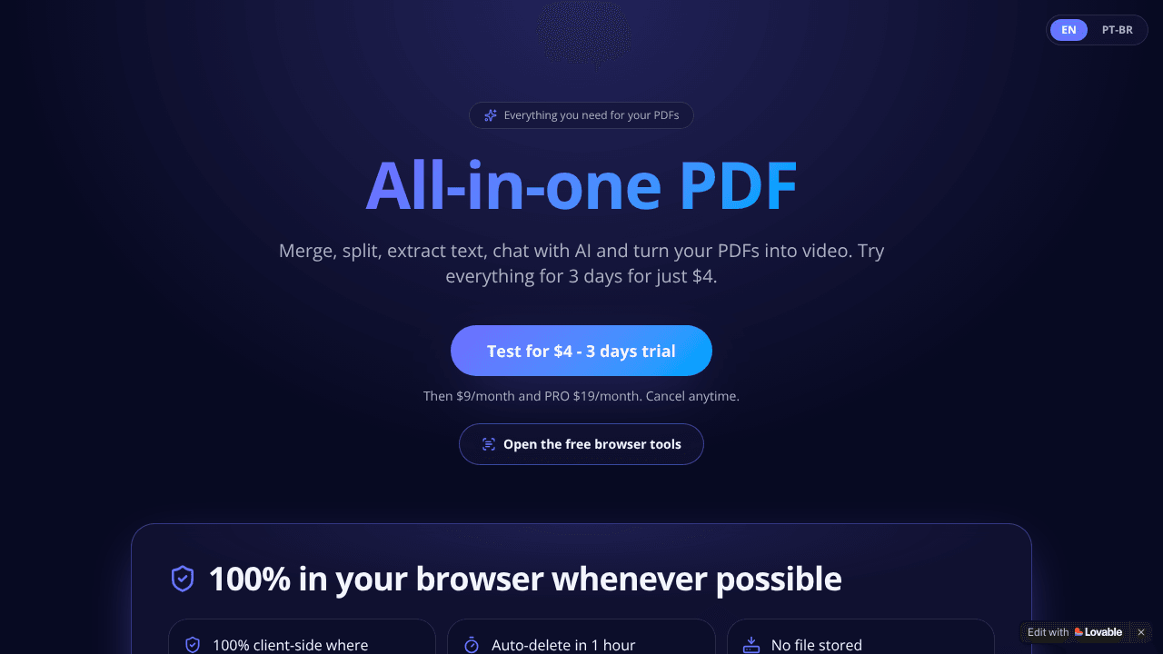 PDFMagic - Edit Pdfs like editing video