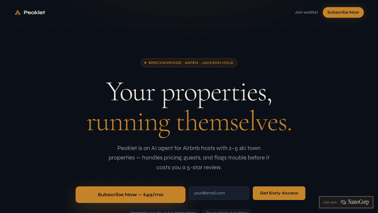 Peaklet AI Pro