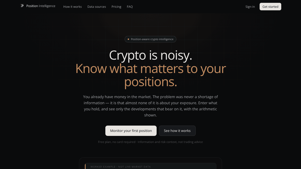 Position Intelligence