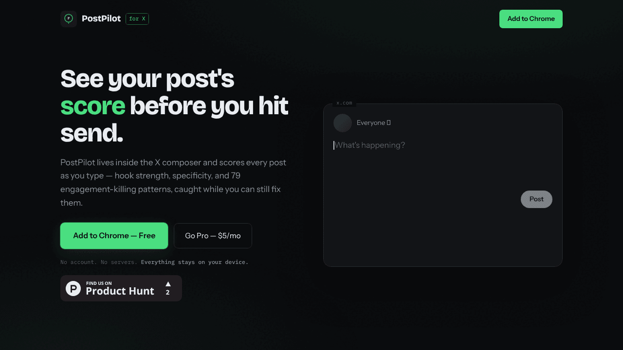 PostPilot for X