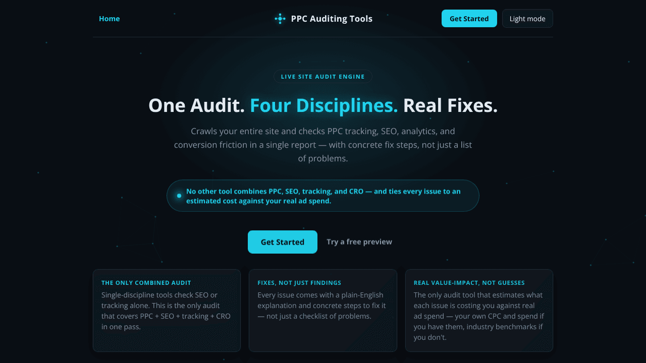 PPC Auditing Tools