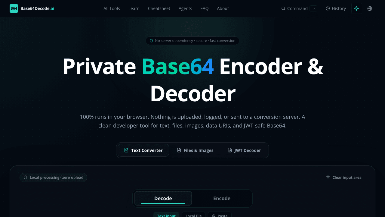 Private Base64 Decoder