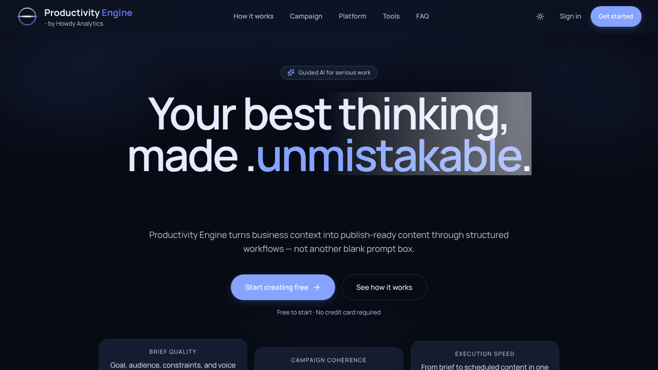 Productivity Engine