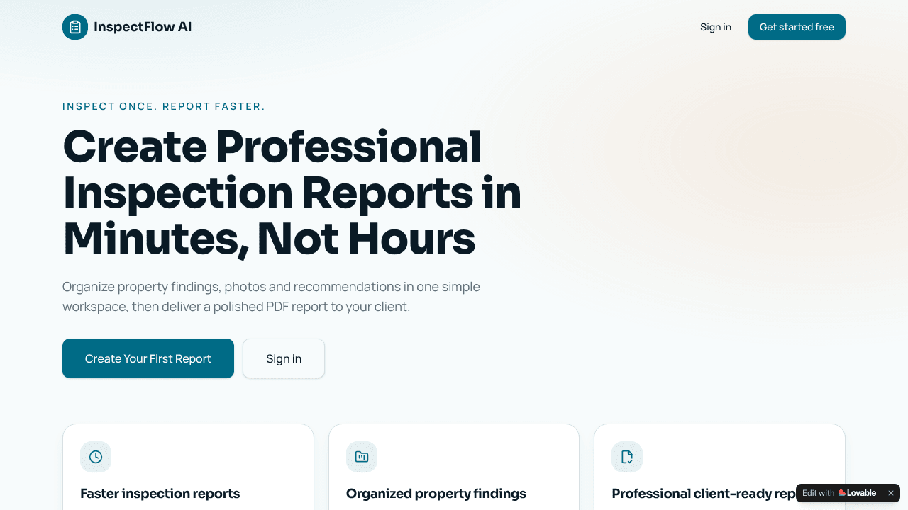 ProspectFlow – Real Estate Report