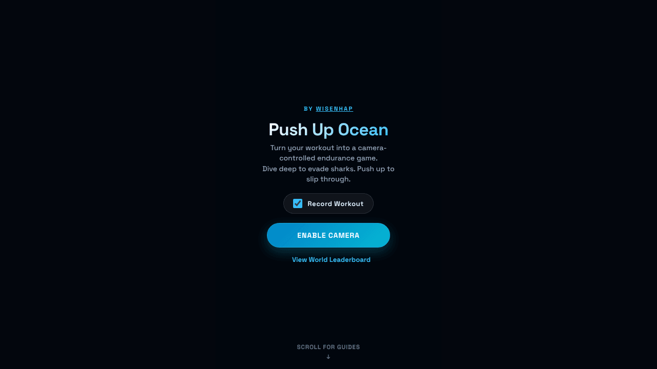 Push Up Ocean — Workout App