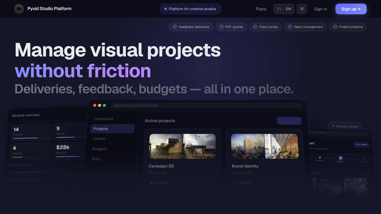 Pyxid Studio Platform