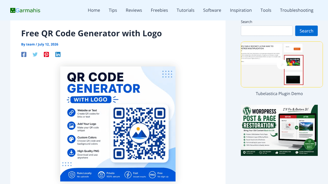 QR Code Generator with Logo