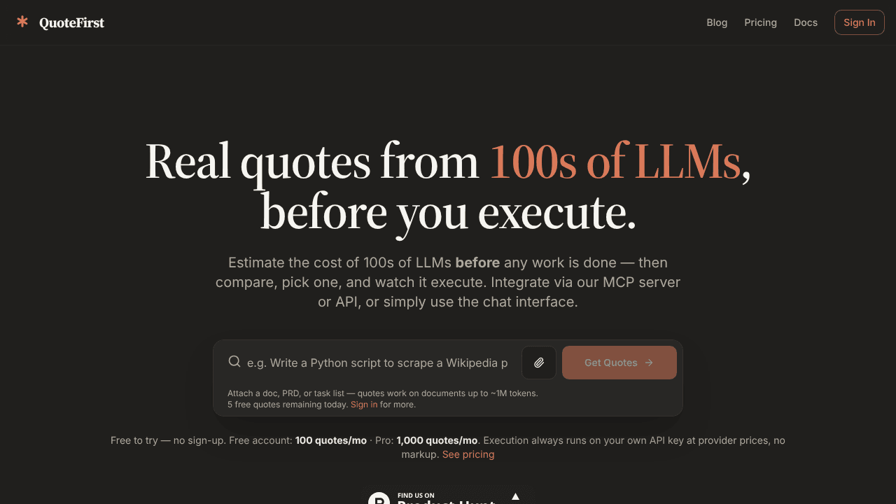 QuoteFirst AI