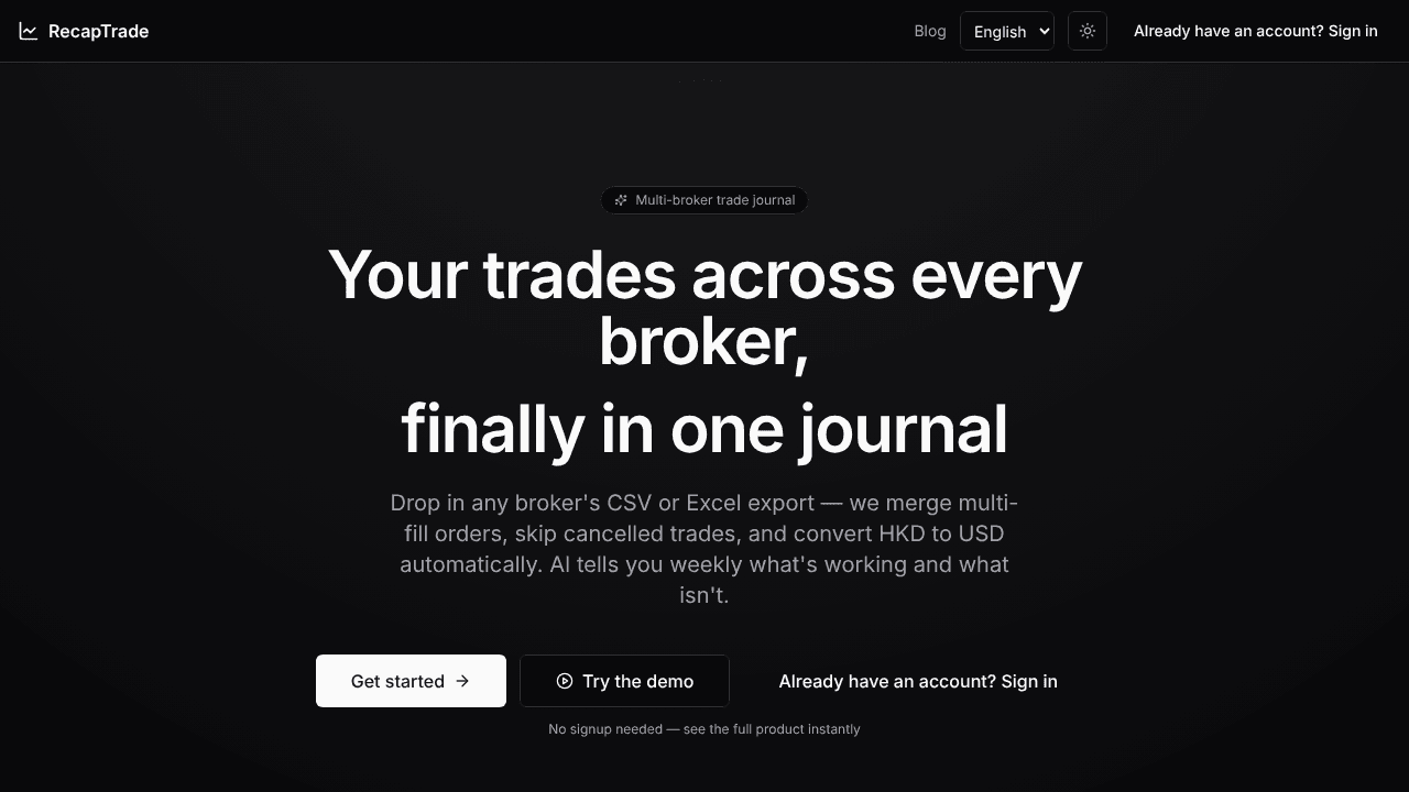 RecapTrade