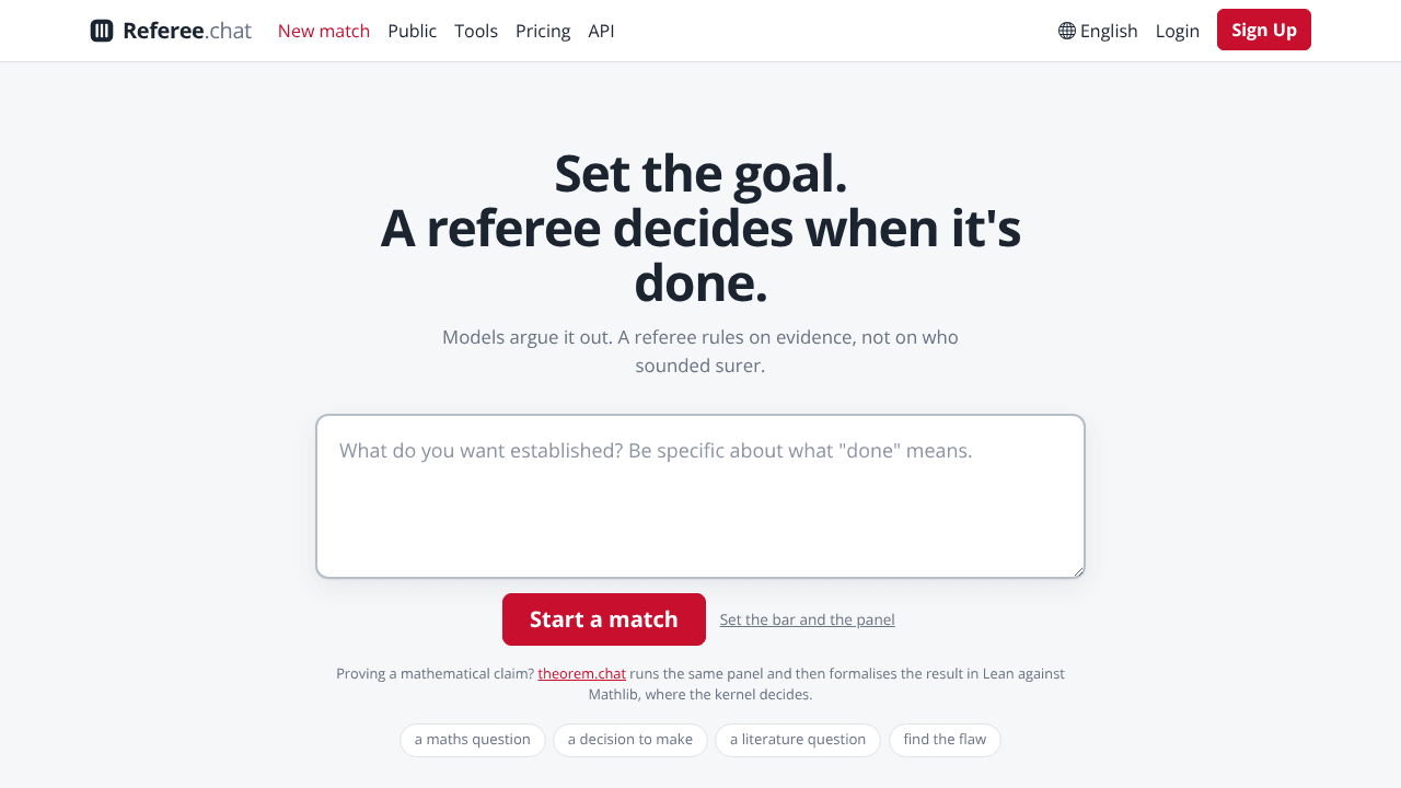 Referee.chat