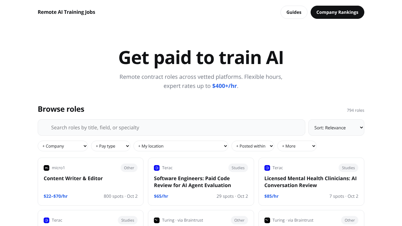 Remote AI Training Jobs