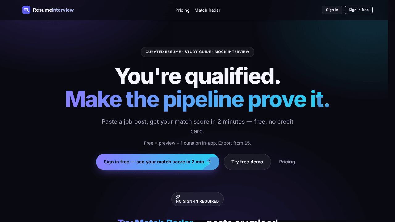 Resume Interview