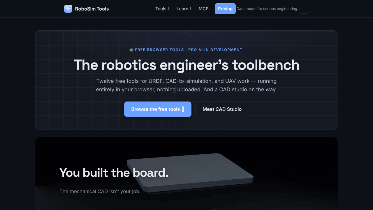 RoboSim Tools