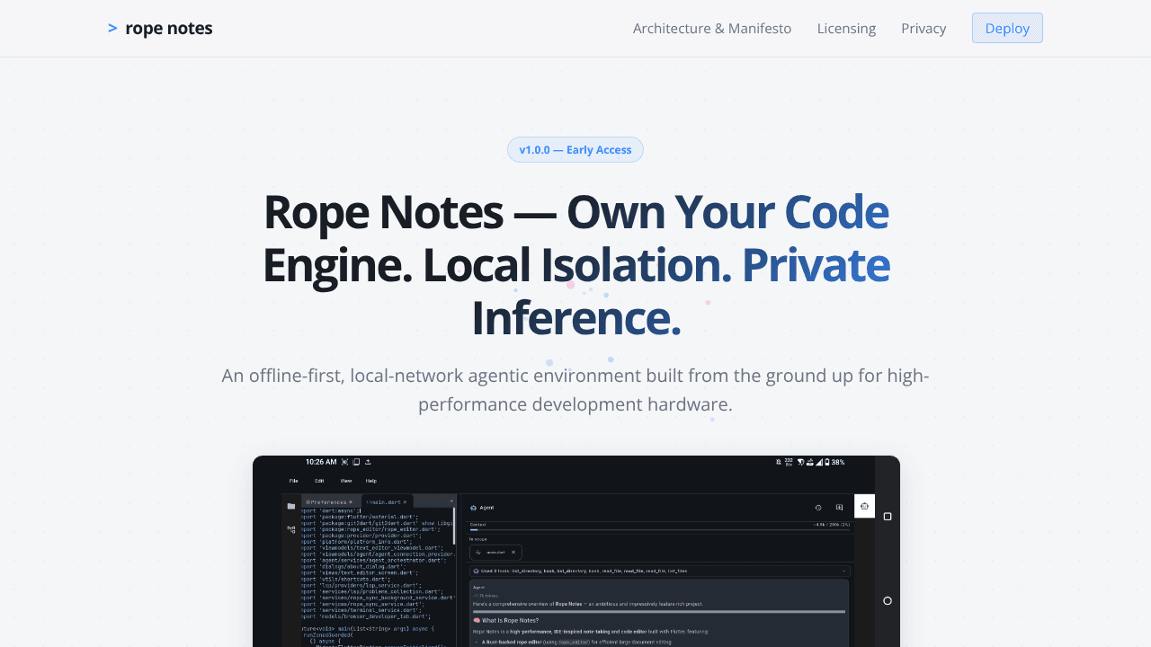 Rope Notes