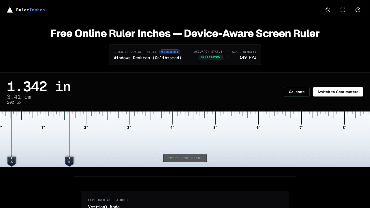 RulerInches