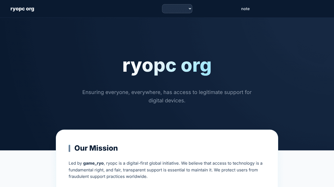 ryopc – PC Support Network
