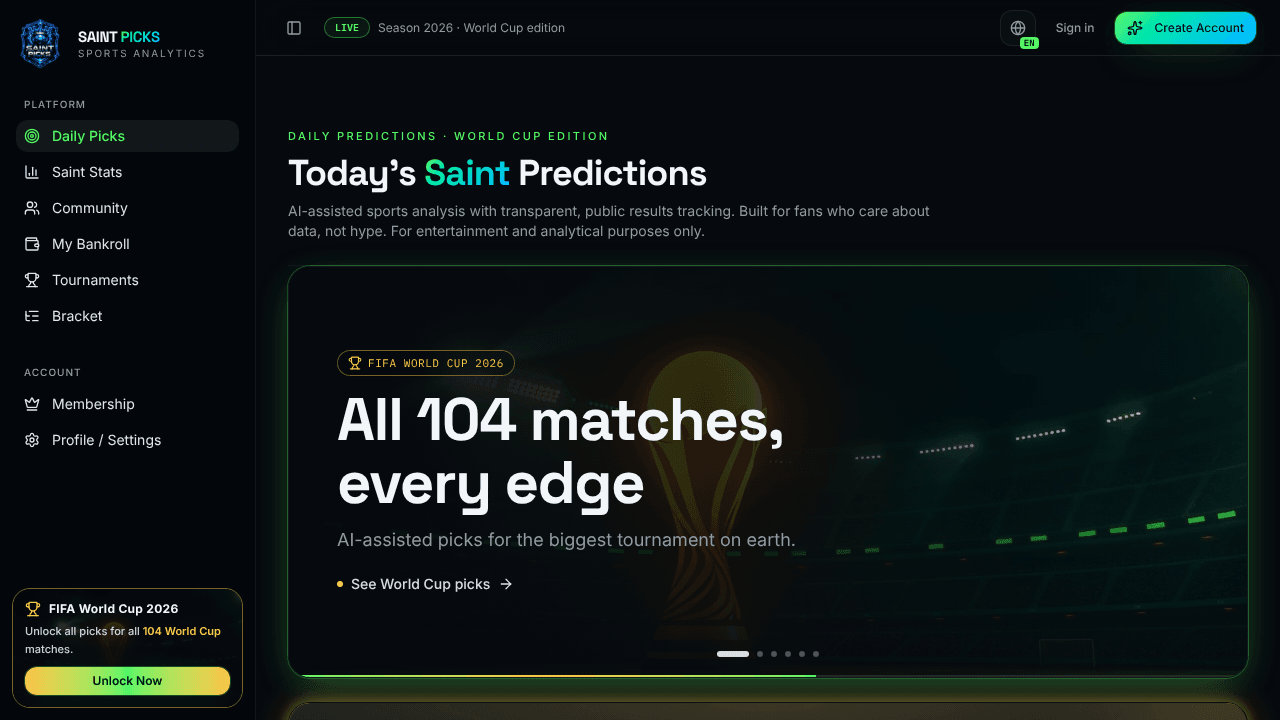 Saint picks