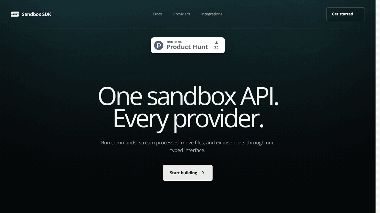 Sandbox SDK