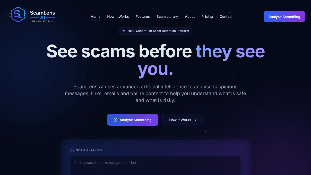 ScamLens AI