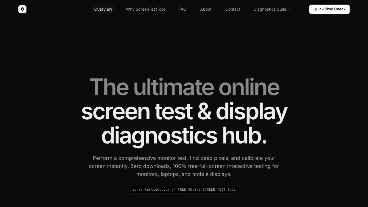 ScreenTestTool