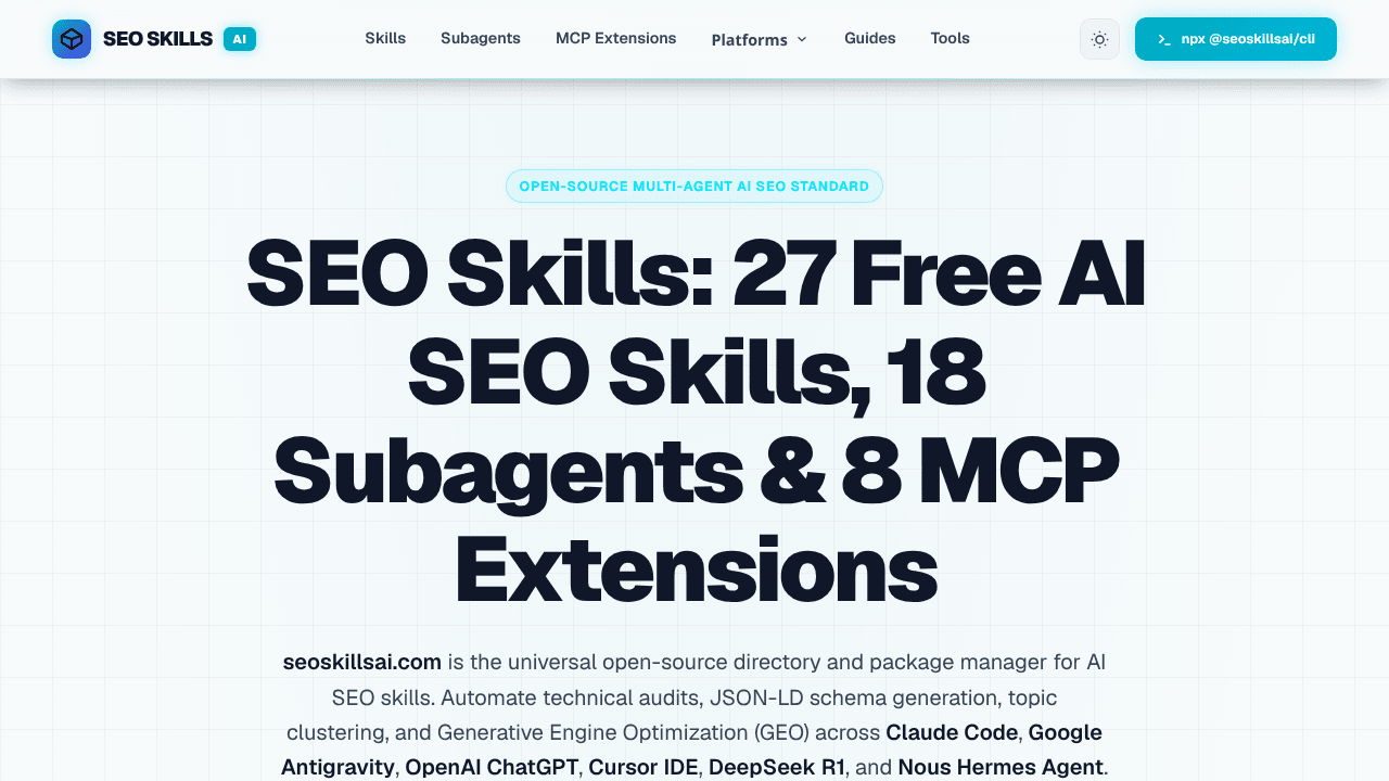 SEO Skills AI: Free Seo Agents