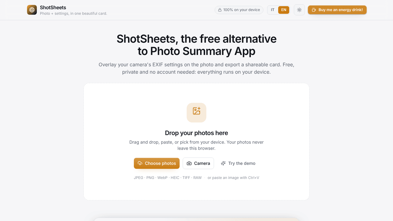 ShotSheets
