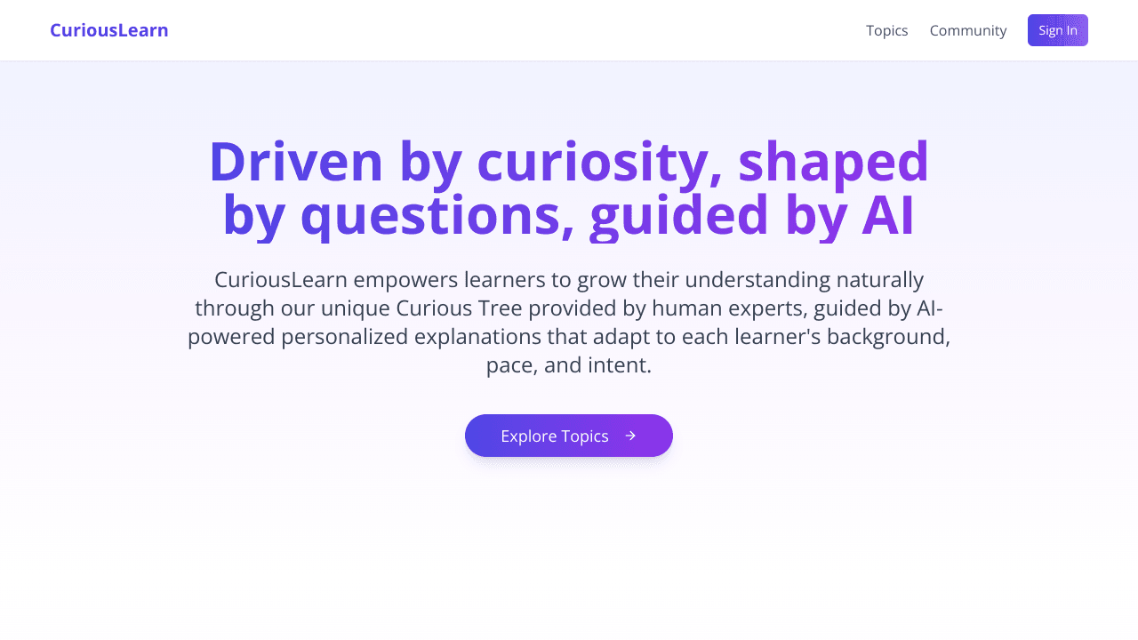 CuriousLearn