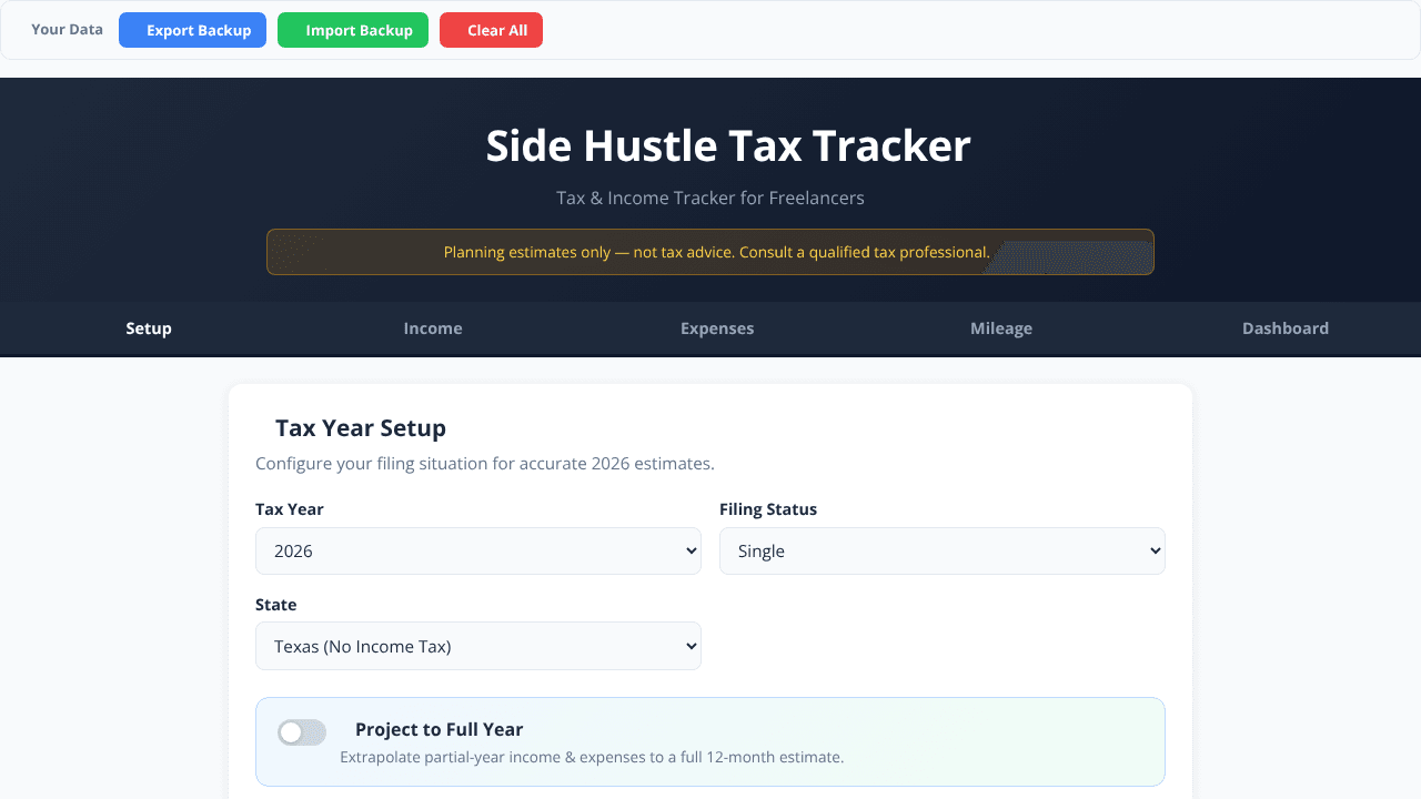 Side Hustle Tax