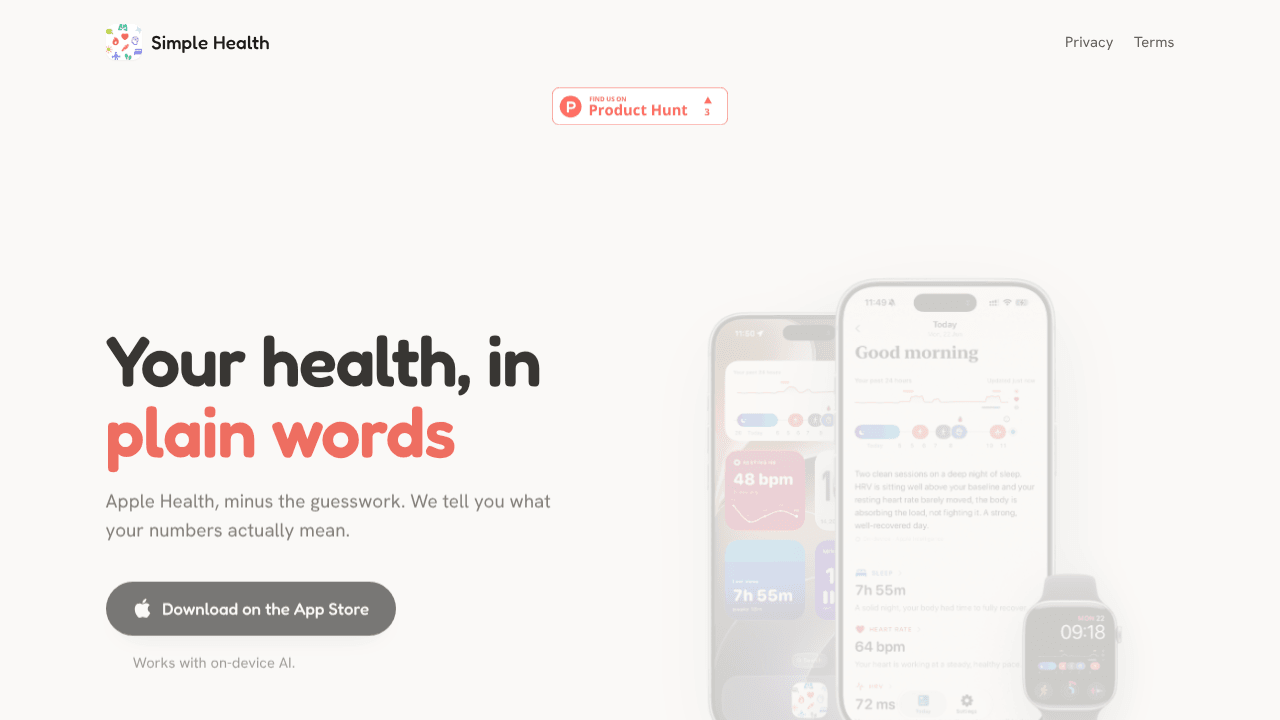 Simple Health — AI Health