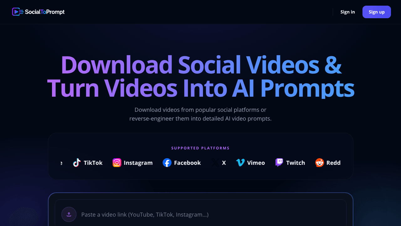 SocialToPrompt