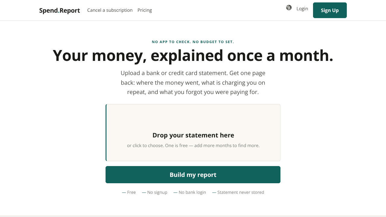 Spend.Report