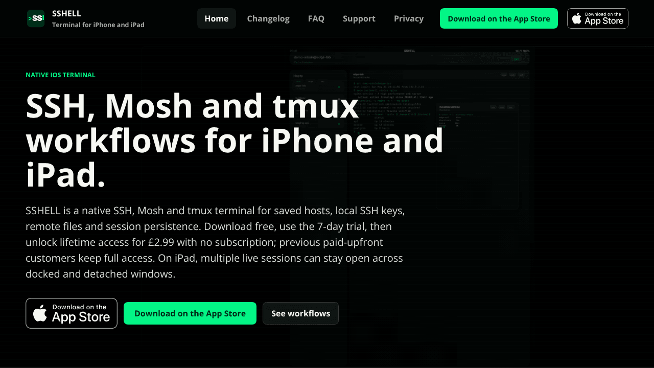 SSHELL Terminal