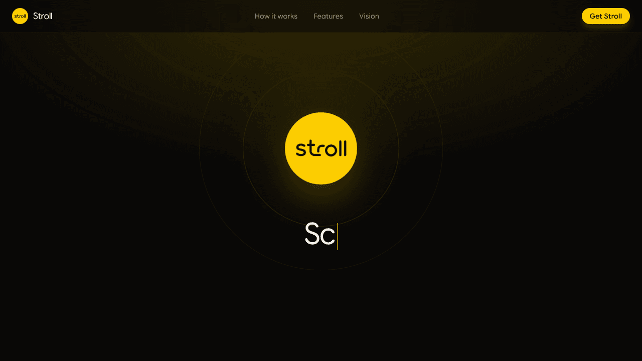 Stroll - Steps to screen time