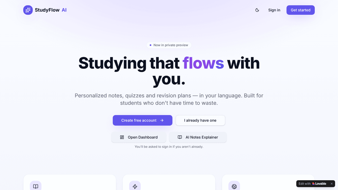 StudyFlow AI
